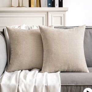 Amazon beige throw pillows 18 x 18